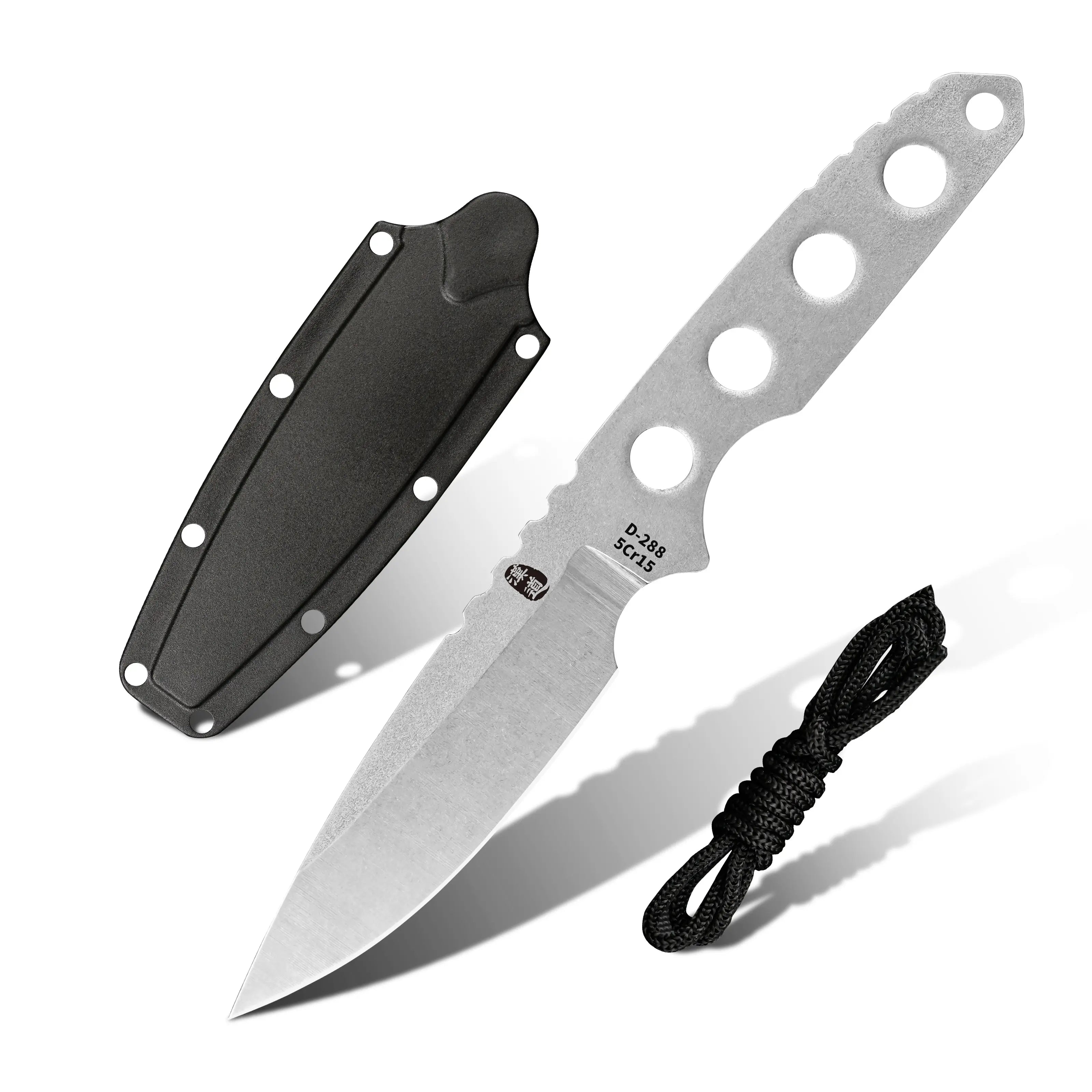 Fixed Blade HX OUTDOORS VIGIL 2.60"  5CR15 INTEGRAL STEEL Survival EDC D-288 from HX OUTDOORS