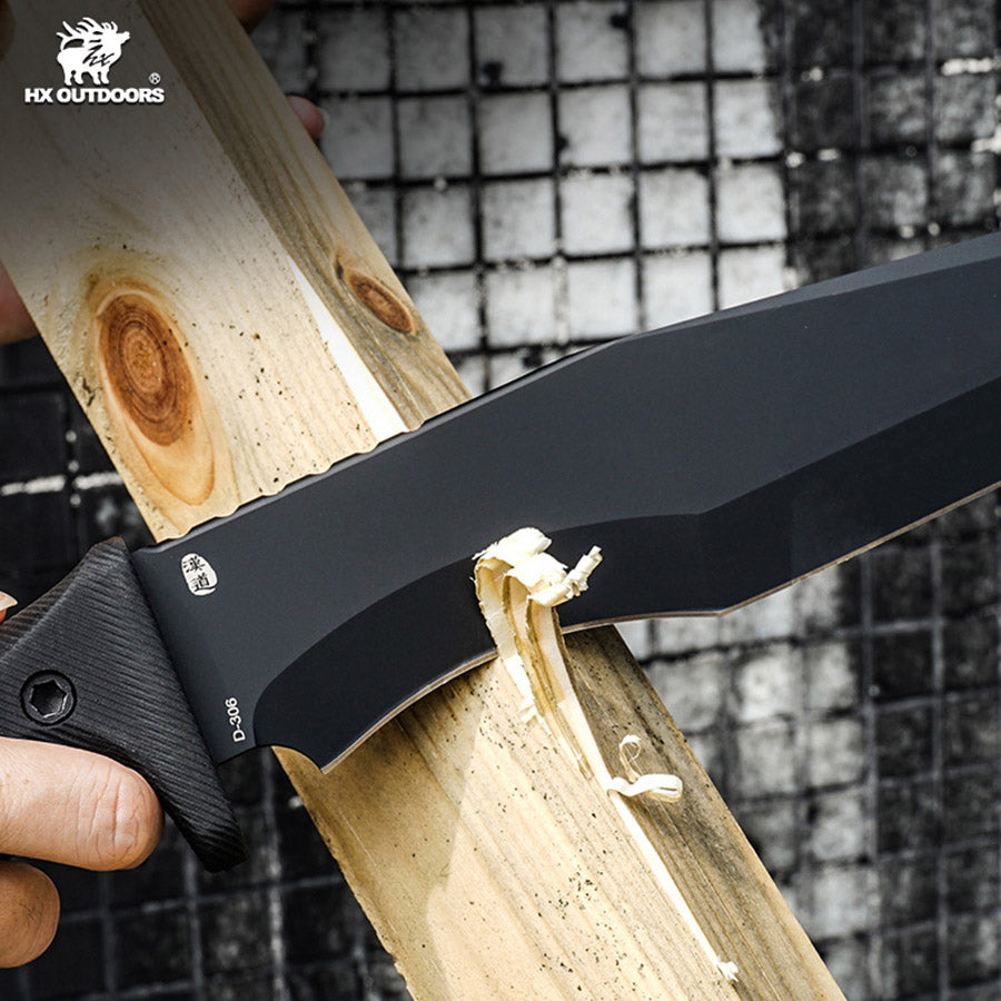 
                  
                    Bush Tool HX OUTDOORS 8.39" D2 Black G10 Handle Falcon Bush Tool Fixed Blade Knife Outdoor Camping Knife D-306 from HX OUTDOORS
                  
                