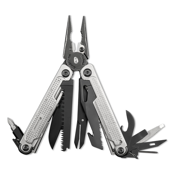 HAWKX 15-in-1 Multi-tool | Silver EDC Outdoor Pocket Tool