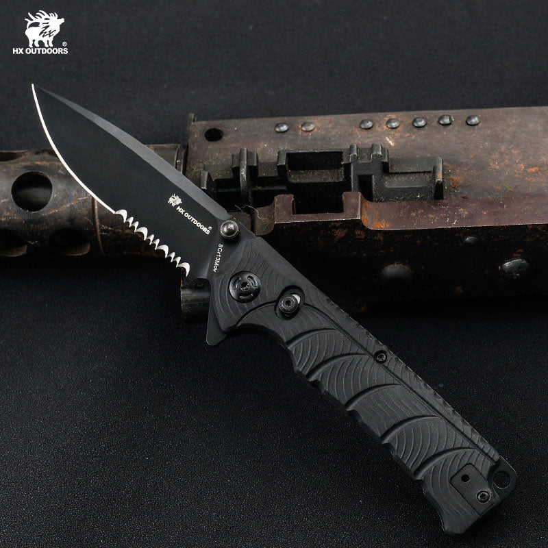 
                  
                    Folding Knives HX OUTDOORS 3.19" 8CR13 Black Shark Crossbar best folding pocket knife - EDC Knives for Survival Camping Fishing Hiking ZD-093 from HX OUTDOORS
                  
                