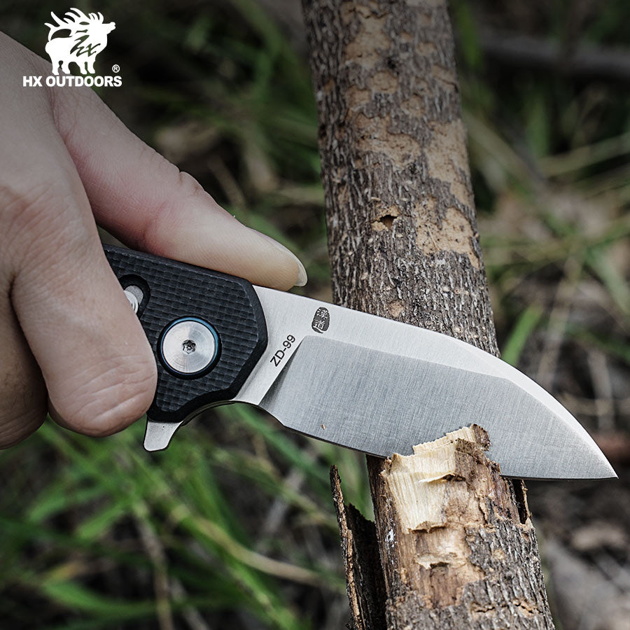 Pocket Knife GIANTBIRD | CROSSBAR LOCK | D2 | BLACK G10 | ZD