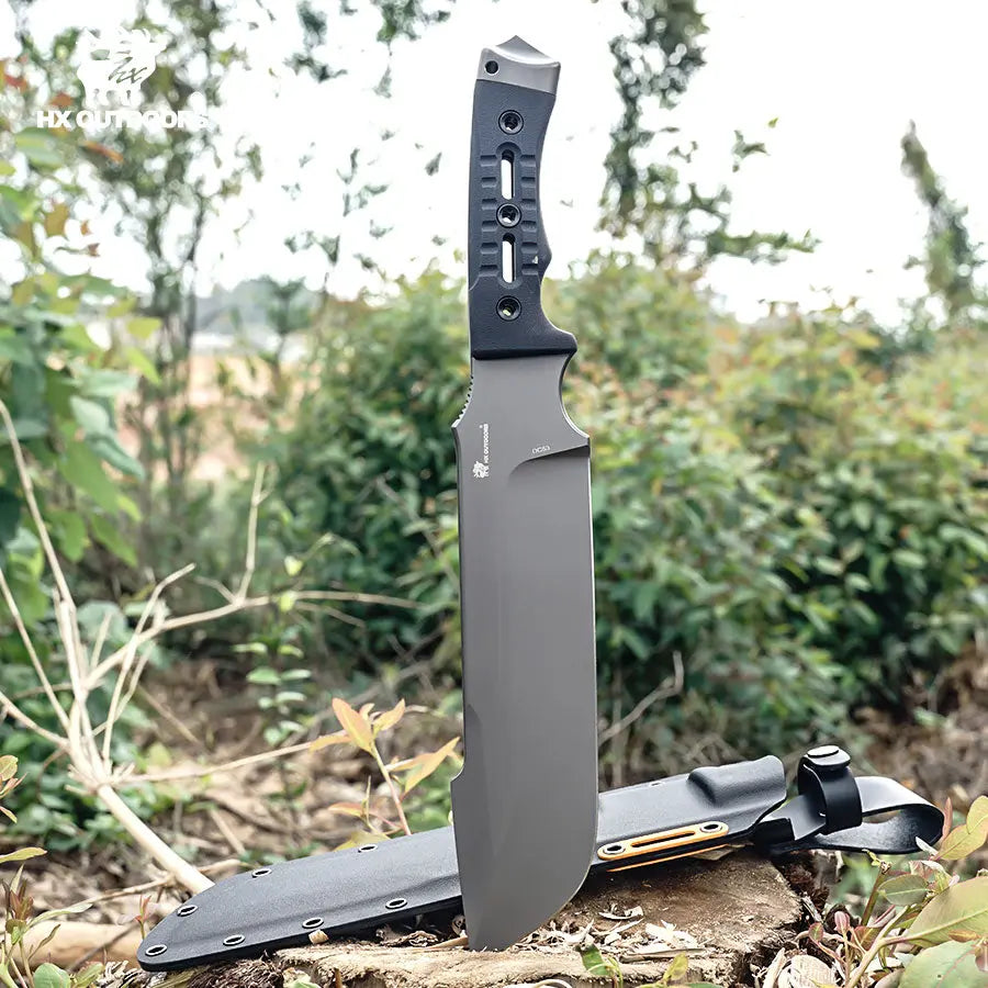 ORCA DC53 Machete | Black G10 Outdoor Camping Knife – HX OUTDOORS