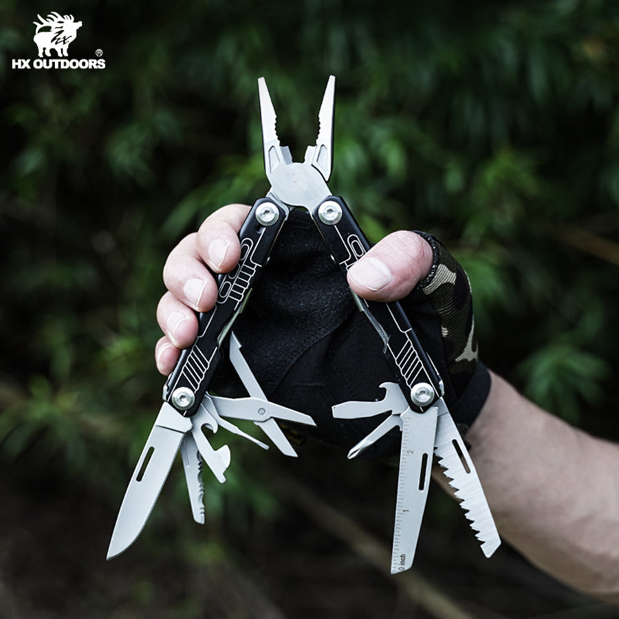Multi-tool HX OUTDOORS VERSATILIS Multi-tool Pliers PTR Black (6.5'' 420 Stainless Steel) GQ-18B from HX OUTDOORS