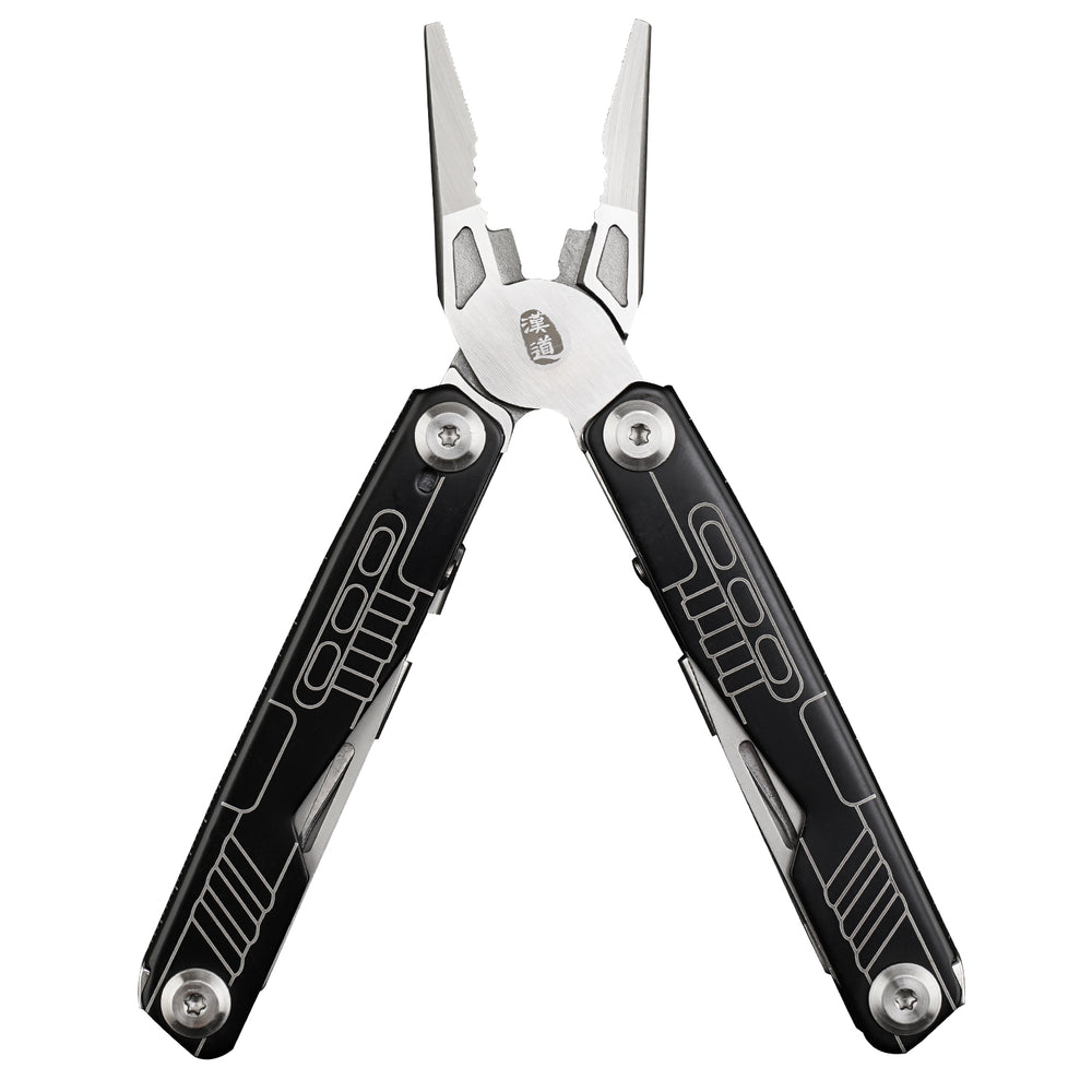 Multi-tool HX OUTDOORS VERSATILIS Multi-tool Pliers PTR Black (6.5'' 420 Stainless Steel) GQ-18B from HX OUTDOORS