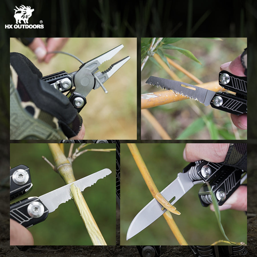 
                  
                    Multi-tool HX OUTDOORS VERSATILIS Multi-tool Pliers PTR Black (6.5'' 420 Stainless Steel) GQ-18B from HX OUTDOORS
                  
                