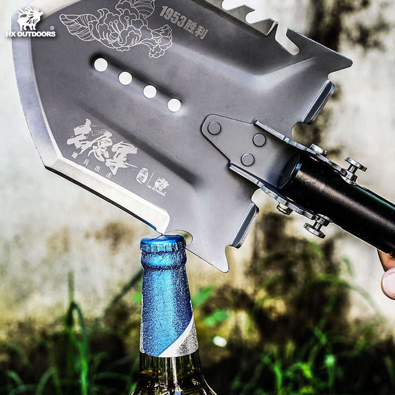
                  
                    Shovel HX OUTDOORS IRONCLAD Shovel Kit w/ Hoe, Saw, Flint, & Lamp Aluminum Alloy Handle (31.81" 420 Stainless Steel Head) GBC-59BD from HX OUTDOORS
                  
                