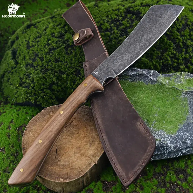 HX OUTDOORS WOLF'S FANG | Machete | 7.72'' AUS-8 Blade | Rosewood Handle | TD-07 WOLF'S FANG