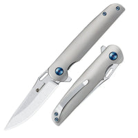 Pocket Knife Best EDC Liner Lock Titanium Pocket Knife | VULCAN from HX OUTDOORS