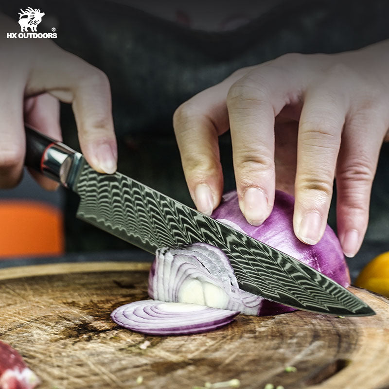 
                  
                    Kitchen Knife HX OUTDOORS PHOENIX Chef's Knife Black (7.9" Damascus Blade) CD-061B from HX OUTDOORS
                  
                