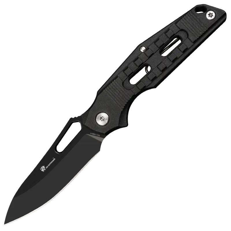 Pocket Knife HX OUTDOORS ROCK FLUORITE 2.95" 5CR15 Slip Joint Personalized Pocket Folding Knife Nylon Fiber Survival Camping Hunting TD-14A from HX OUTDOORS