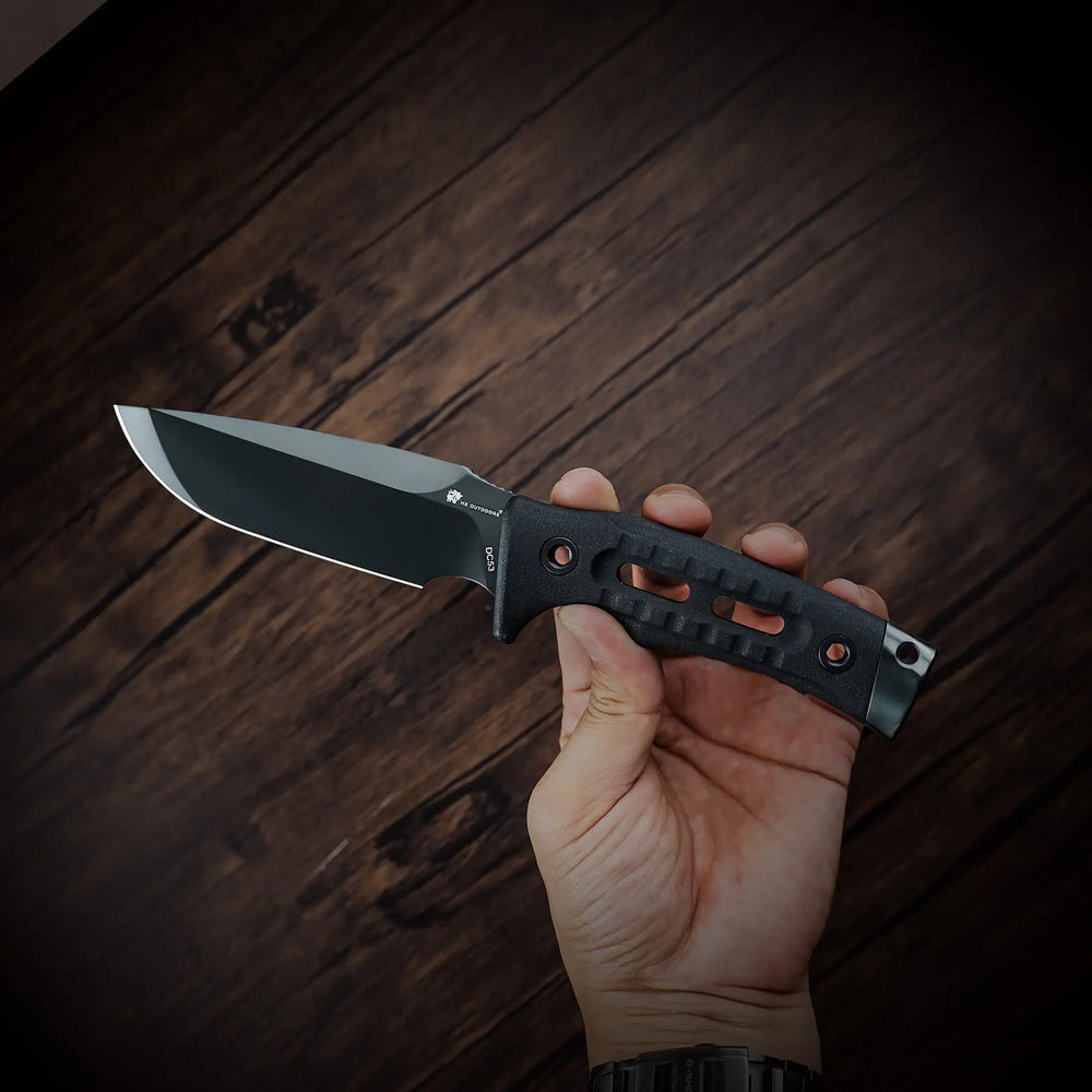 
                  
                    HX OUTDOORS ROCK APEX DLC Edition | Fixed Blade | 3.8" DC53 Blade | Black G10 Handle | TD-18DLC ROCK APEX DLC Edition
                  
                