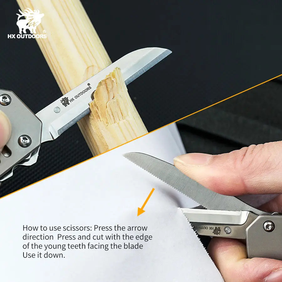 TITANNEXUS 5Cr15 Blade Silver Titanium | Keychain Utility Pocket