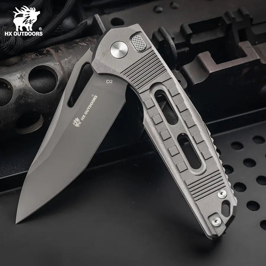 HX OUTDOORS REINFORCED ROCK ONYX Pocket Knife ZD-104-S