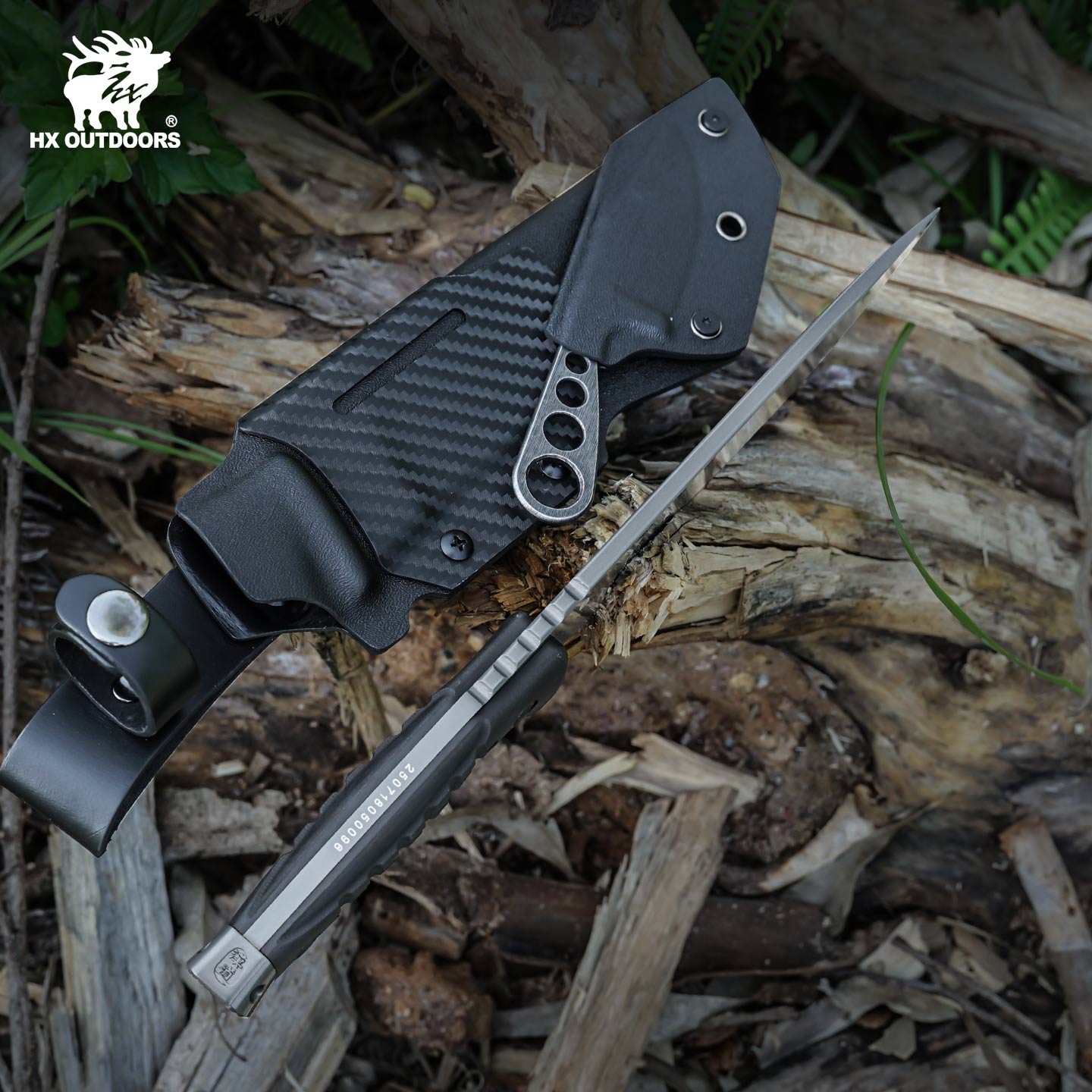 ROCK APEX PRO DC53 Fixed Blade | Black G10 EDC Camping Knife