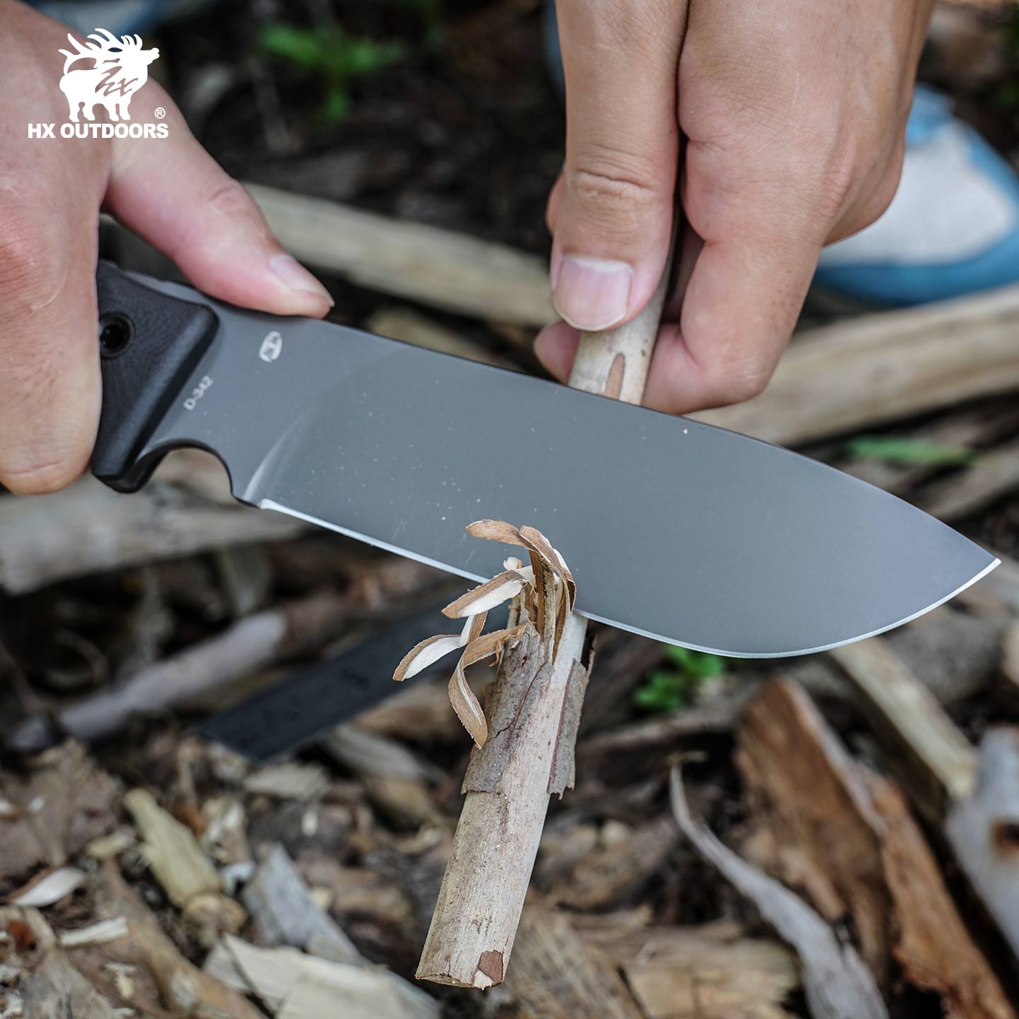 ROCK APEX PRO DC53 Fixed Blade | Black G10 EDC Camping Knife