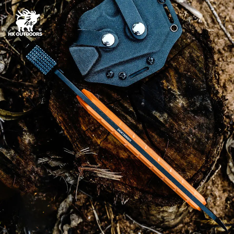 Camping Hatchet HX OUTDOORS 12.83" 5CR14 G10 Tactical Best Splitting Warfire Axe Multi-Purpose Survival Tool of Camping Gear FT-16C from HX OUTDOORS