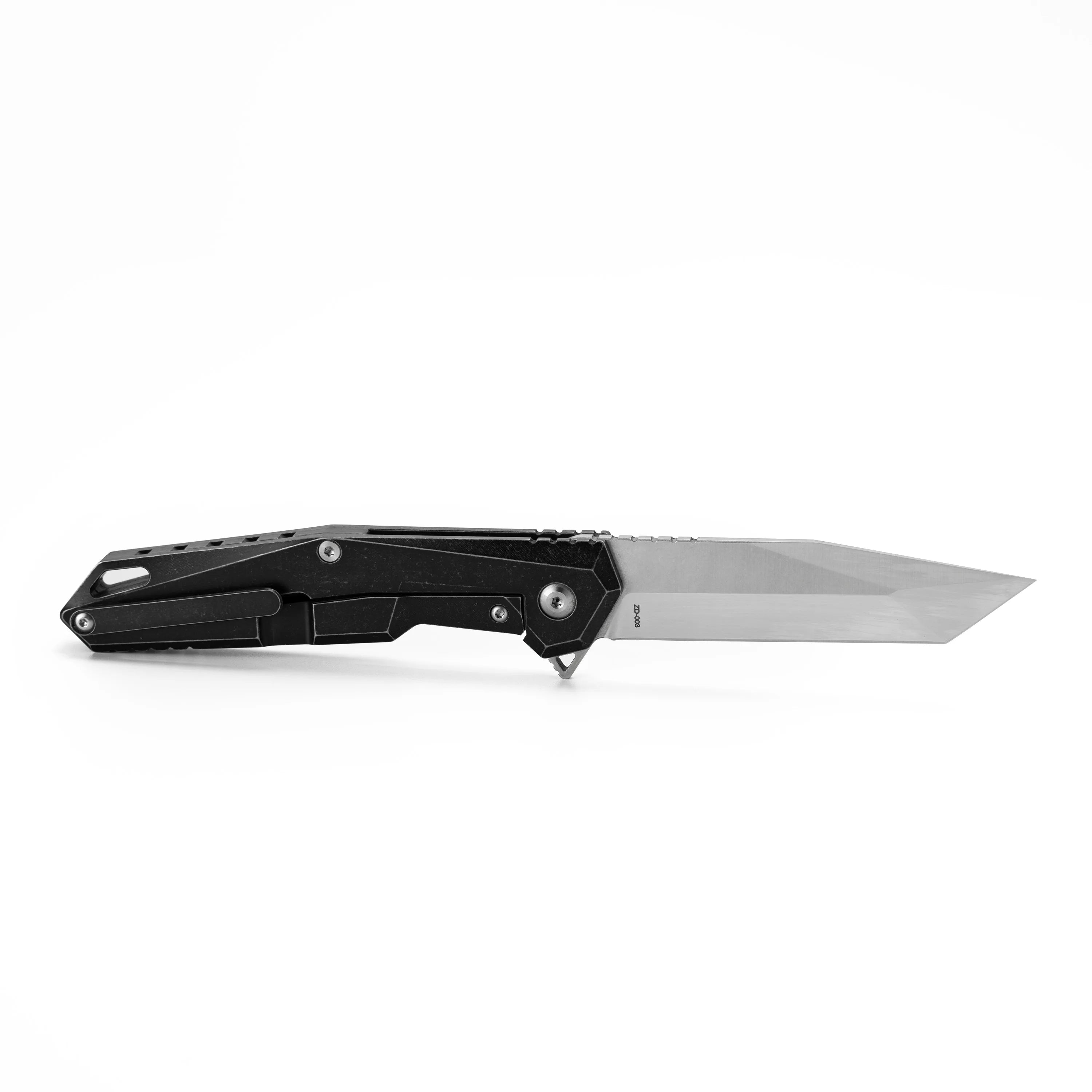 RAPIDR ESPONSE Pocket Knife | Frame Lock | 3.58" Stonewash VG10 Blade | Titanium Alloy Handle | HX OUTDOORS ZD-003