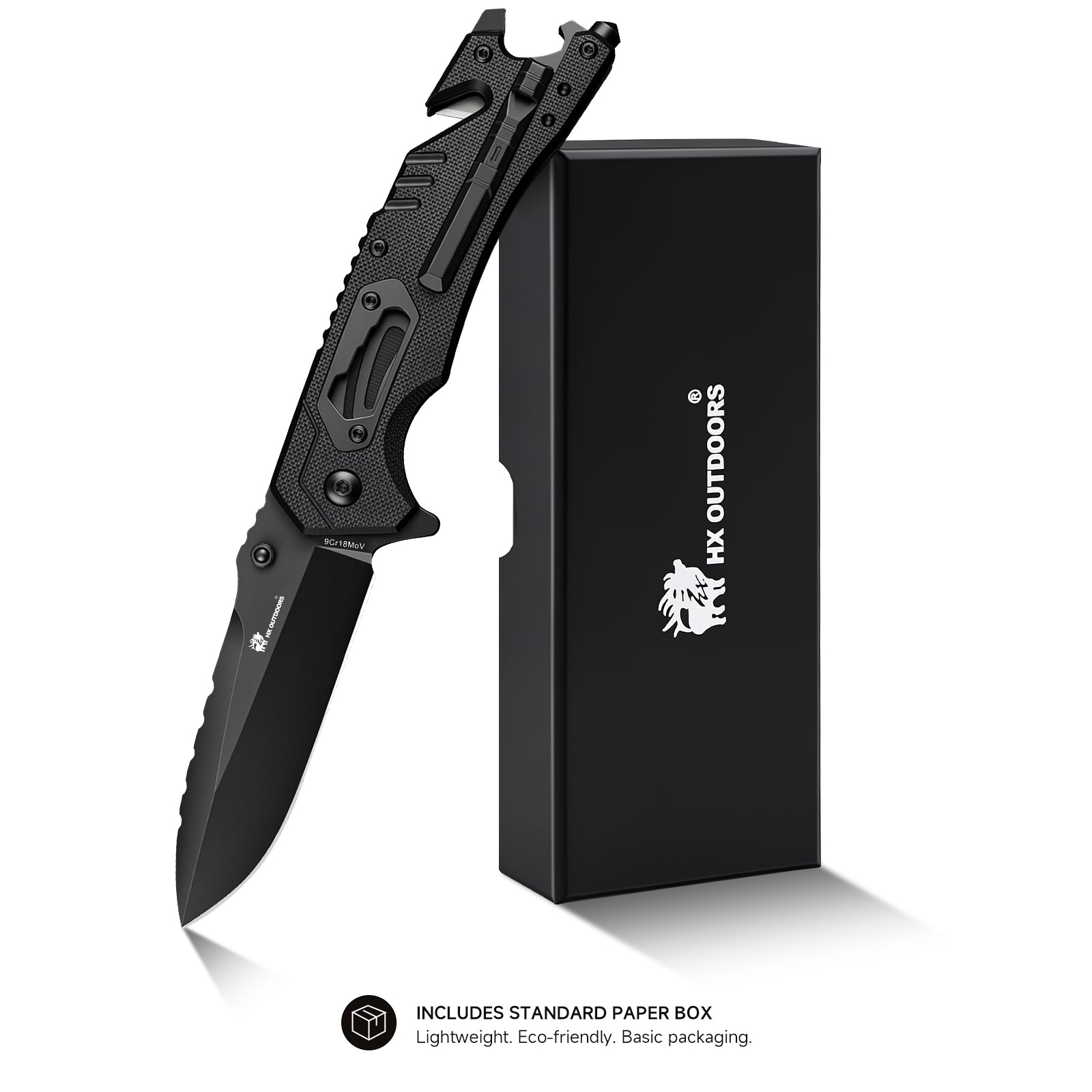 INFANTRY Pocket Knife | Slip Joint | 3.35" 9Cr18MoV Blade | G10 Handle | HX OUTDOORS ZD-090