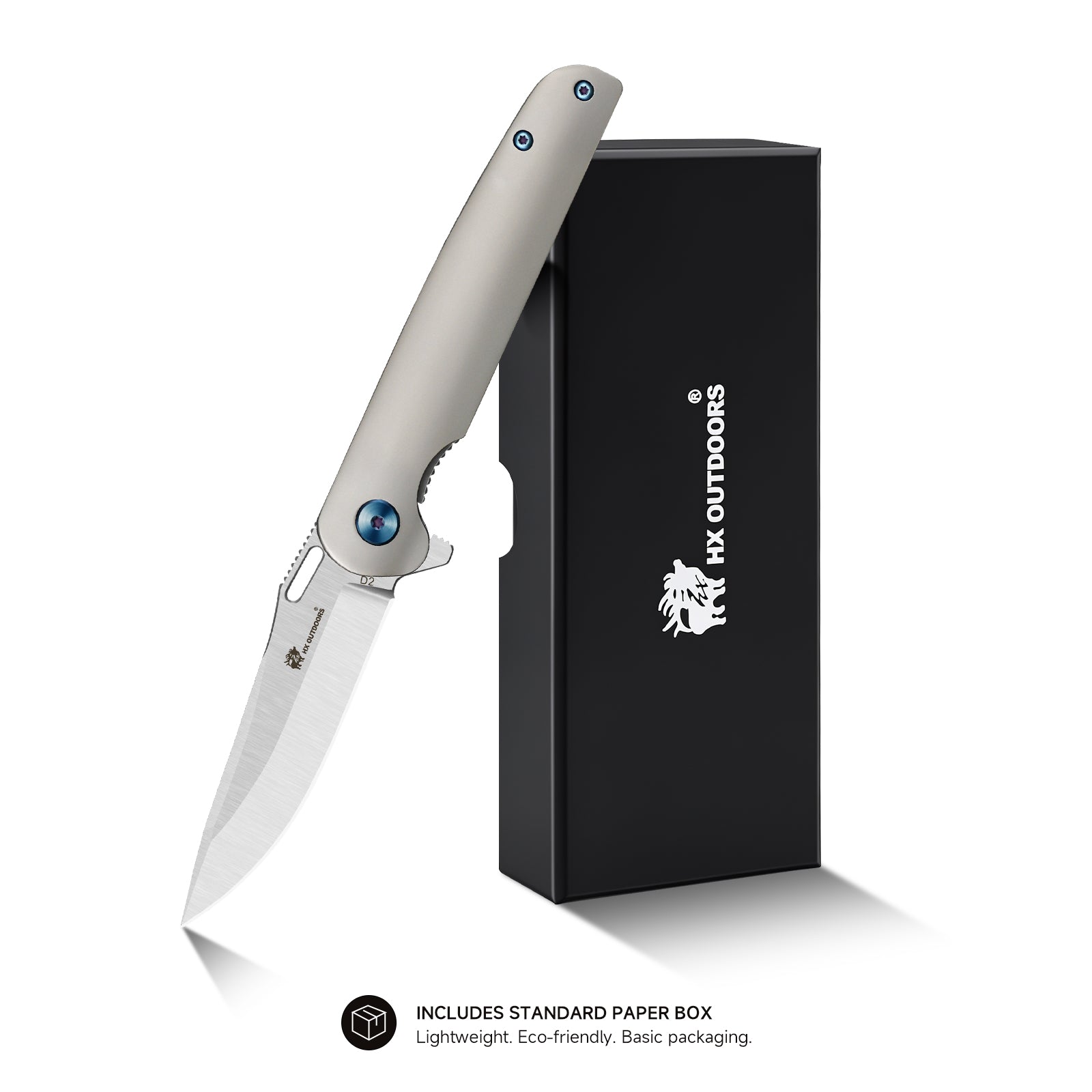 VULCAN D2 Titanium | EDC Liner Lock Pocket Knife