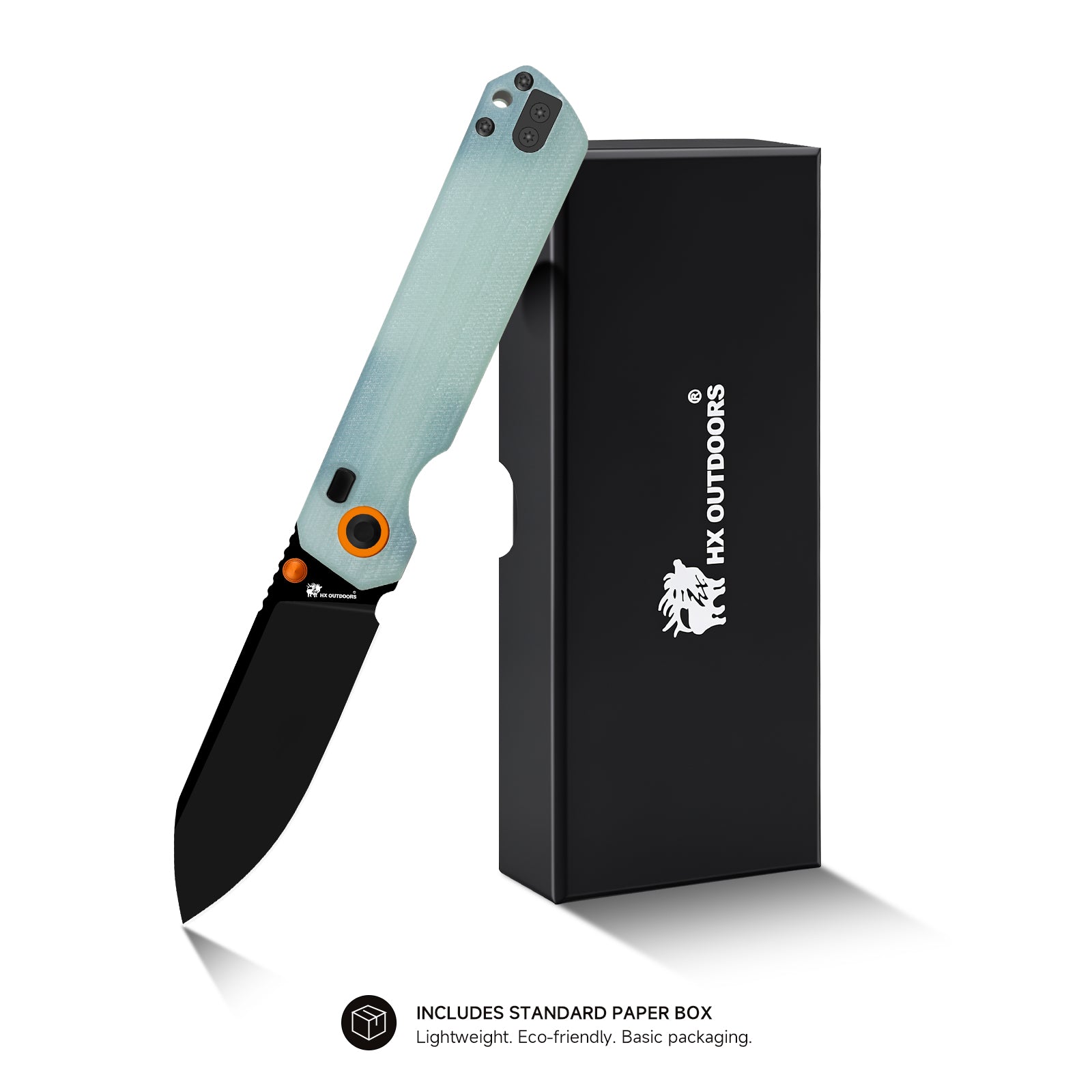 ✳️2本セット✳️STEALTH 2✳️3U＋4U✳️KBS HXOUTDOORS HYLA 14C28N Black Blade G10 Handle | EDC Button Lock