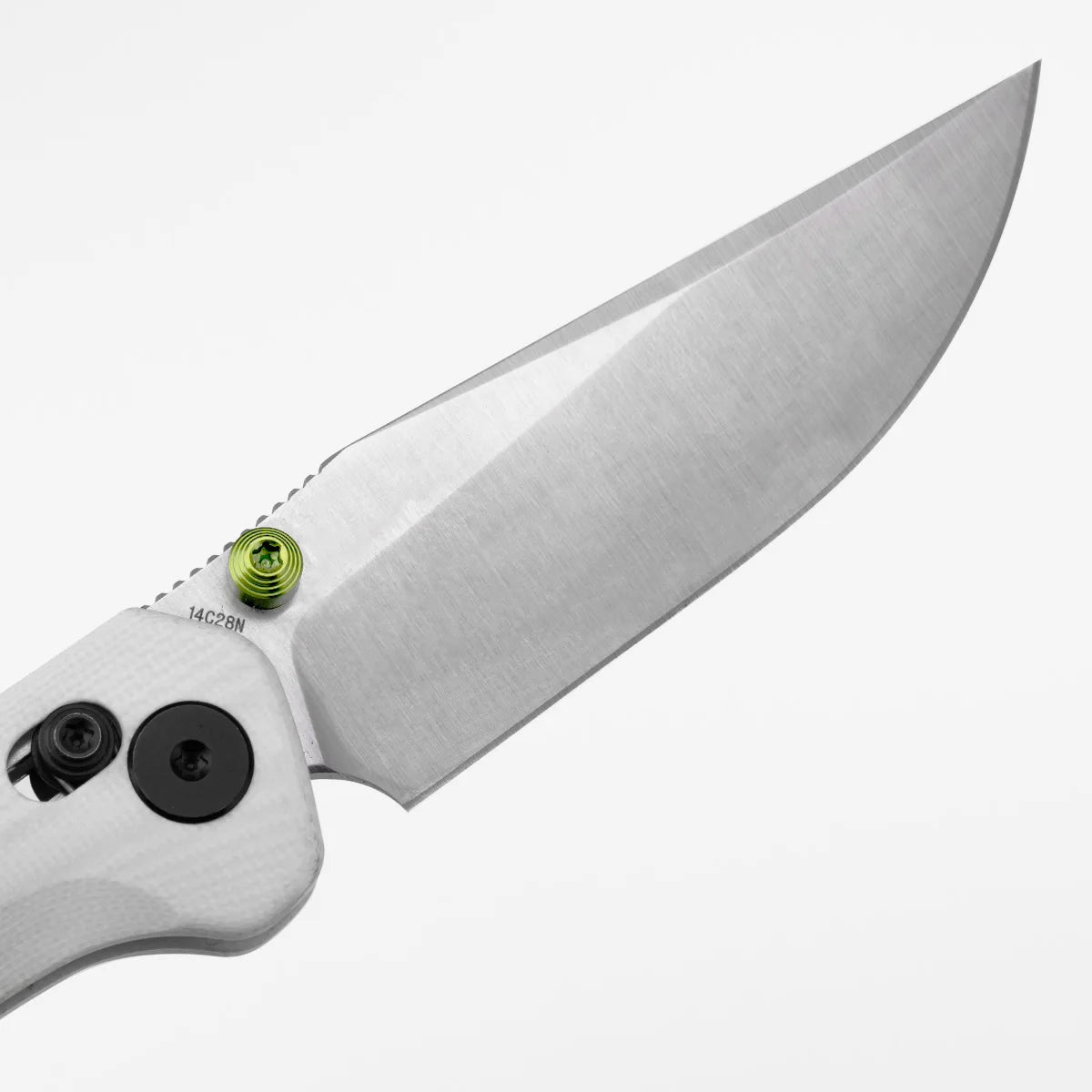 COOL KID Pocket Knife | Crossbar Lock | 3.35" 14C28N Blade | White G10 Handle | HX OUTDOORS ZD-122S