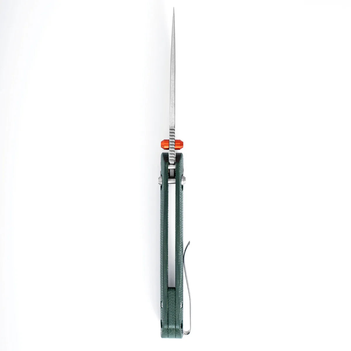 COOL KID Pocket Knife | Crossbar Lock | 3.35" 14C28N Blade | Green Micarta Handle | HX OUTDOORS ZD-123S