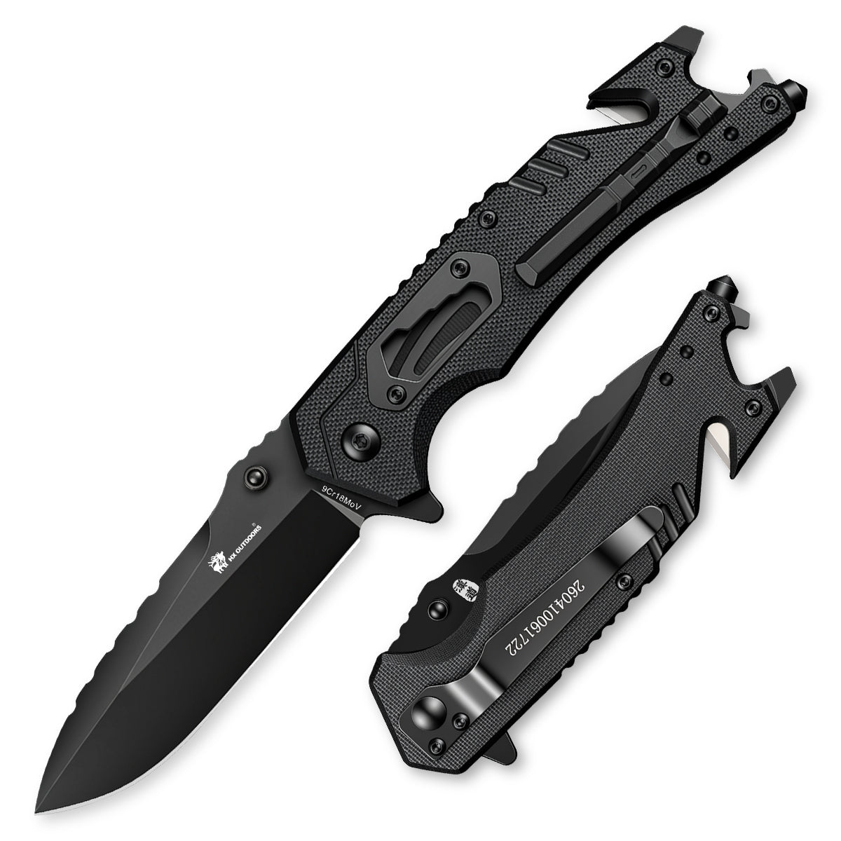 INFANTRY Pocket Knife | Slip Joint | 3.35" 9Cr18MoV Blade | G10 Handle | HX OUTDOORS ZD-090A