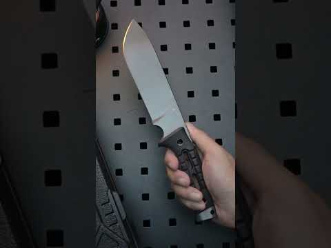 ROCK APEX PRO DC53 Fixed Blade | Black G10 EDC Camping Knife