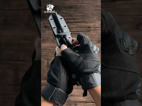 HX OUTDOORS ROCK APEX | Fixed Blade | 3.8" DC53 Blade | Black G10 Handle | TD-18B