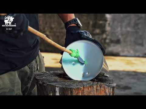 HX OUTDOORS NIGHTSTALKER | Hoja fija | Hoja DC53 de 5.12" | Mango G10 negro | D-307