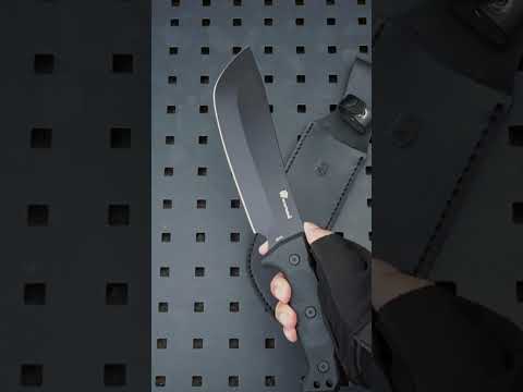 HX OUTDOORS BLACK FLARE | Machete | 7.09" 5Cr14 Blade | Black G10 Handle | D-297