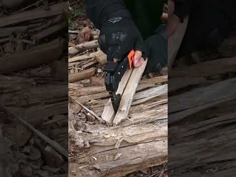 FALCILUX Folding Hatchet | 9.25" Overall Length | DC53 Blade | Orange G10 Handle | HX OUTDOORS FT-19C